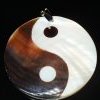 Nacre Ying Yang pendentif plate